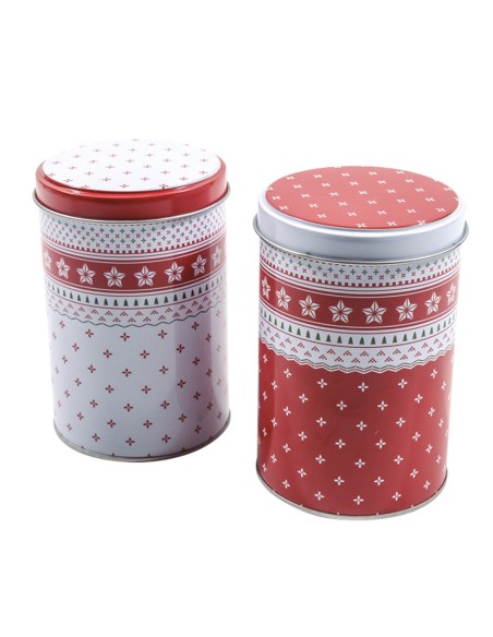 SERIE TIN. CAJA METAL.DIA.9XH.13 CM.SURT