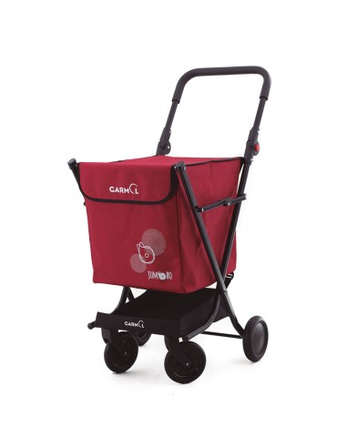 CARRO COMPRA JUMBO ROJO GARMOL