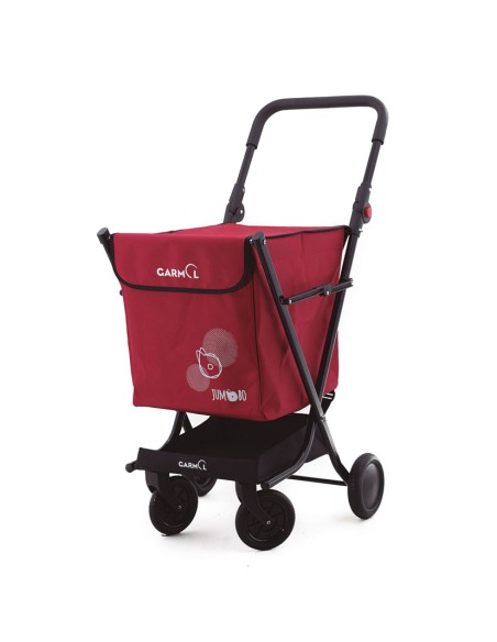 CARRO COMPRA JUMBO ROJO GARMOL
