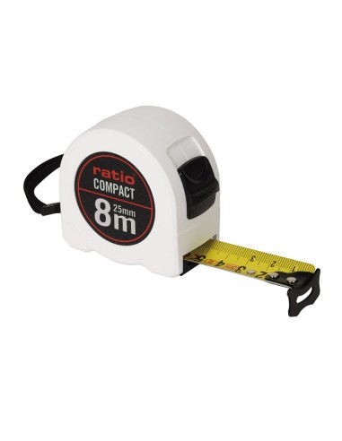 FLEXOMETRO CINTA 25/8MTS.COMPACT RATIO