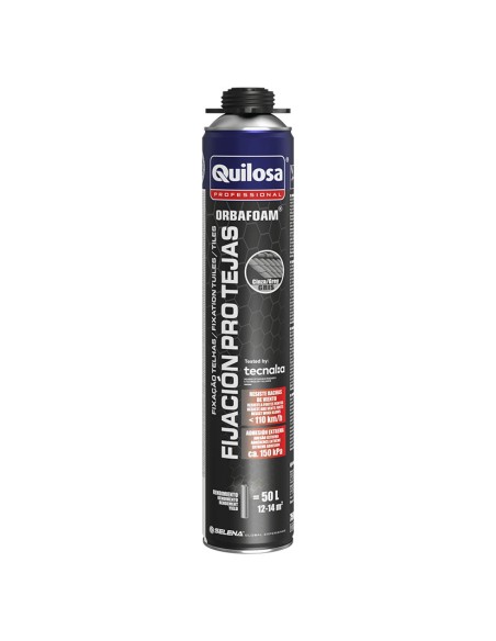ESPUMA POLIURETANO P/TEJAS 750 ML. GRIS