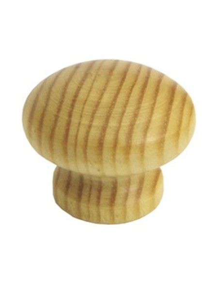 POMO DE 35 PINO LACADO NATURAL