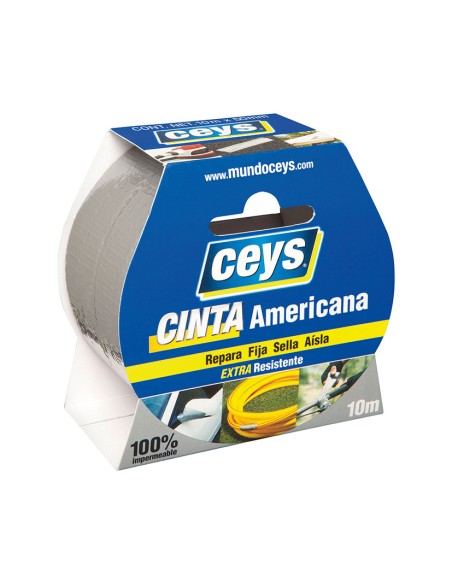CINTA AMERICANA TACKCEYS GRIS 10X50