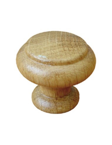 POMO MADERA DE 35 ROBLE LACA NATURAL
