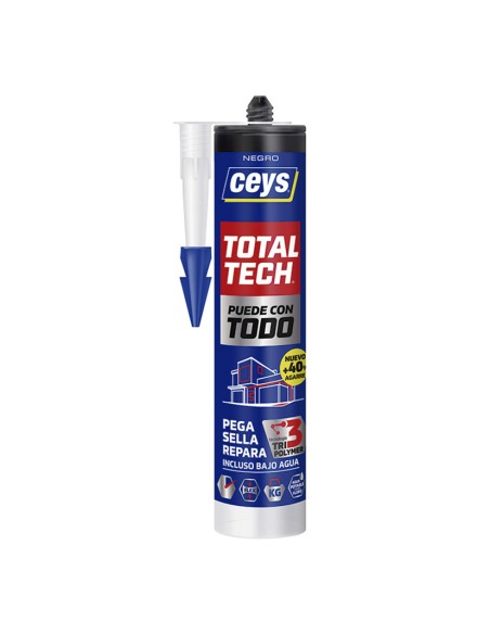 ADHESIVO MS TECH CARTUCHO 290 ML.NEGRO