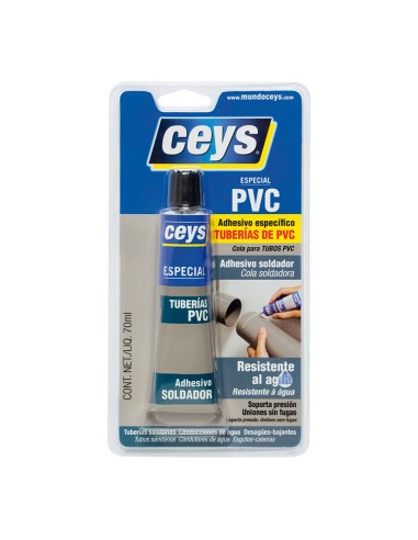 ADHESIVO SOLDAR TUBERIAS PVC CEYS