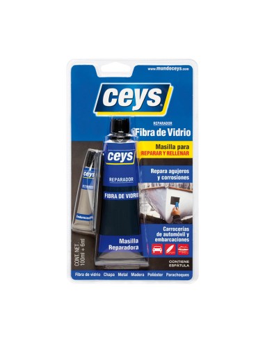REPARADOR DE FIBRA DE VIDRIO 75ML+6ML