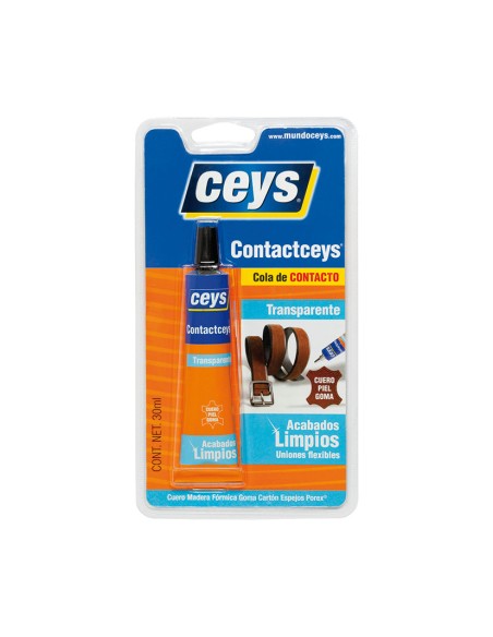 ADHESIVO CONTACTCEYS INCOLORO 30 ML.