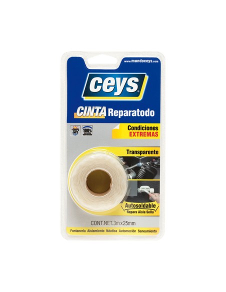 CINTA REPAR AUTOSOLDABLE TRANS 3MX25MM