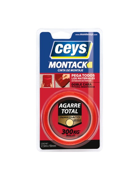 CINTA MONTACK EXPRESS 2,5 X 19 MM