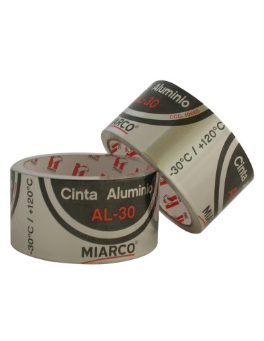 CINTA ADHESIVA DE ALUMINIO 50MMX10M