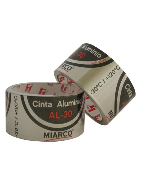 CINTA ADHESIVA DE ALUMINIO 50MMX10M