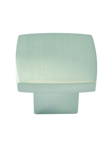 POMO 25X25 MM NIQUEL CEPILLADO