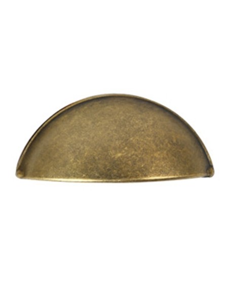 POMO CONCHA 64MM BRONCE ENVEJECIDO