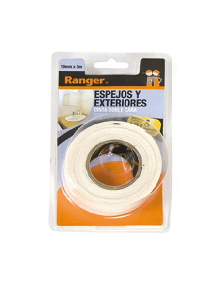 CINTA DOBLE CARA EXT/INT 18 MM X 3 M