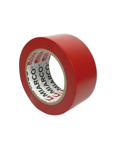 CINTA SEÑAL.ADHESIVA ROJA 50MMX33
