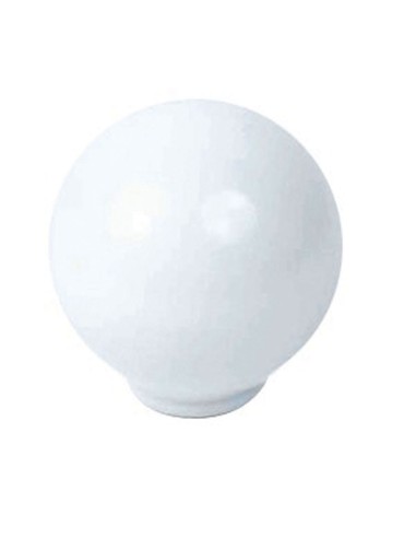 POMO BOLA ABS 29 MM BLANCO  BRILLO