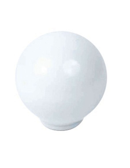 POMO BOLA ABS 29 MM BLANCO  BRILLO