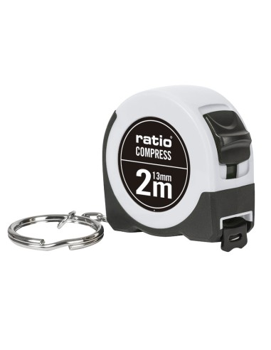 FLEXOMETRO LLAVERO CINTA 13/2 MTS.RATIO