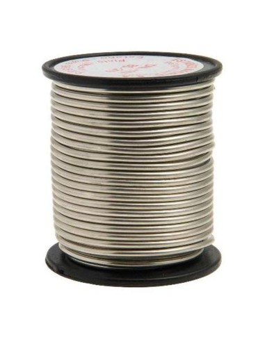 ESTAÑO TIPO PLATA  6% 2 MM 100 GR