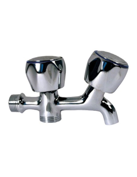 GRIFO LAVADORA DOBLE VOLANTE METAL