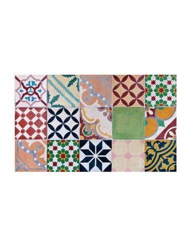 ALFOMBRA CROMA MOSAICO COLOR 50X110 cm
