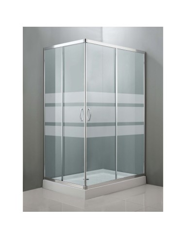 MAMPARA DUCHA ANGULAR 70X100cm CROMO