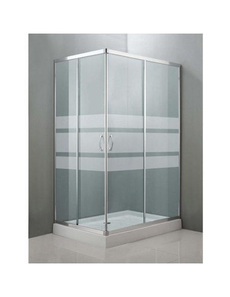 MAMPARA DUCHA ANGULAR 70X100cm CROMO
