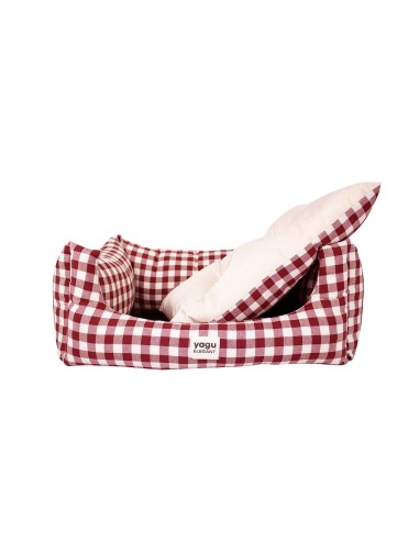 Yagu Cuna Confort Vichy Rojo T-4 74x59x20 cm