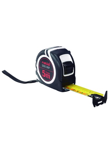 FLEXOMETRO CINTA 25/5 M. GRIP RATIO