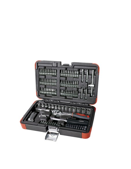 ESTUCHE VASOS Y PUNTAS 130PCS CR-V RATIO