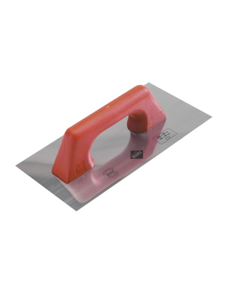 LLANA ACERO MANGO PLASTICO 30X15CM.RUBI