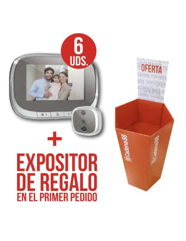 6 MIRILLA DIGITAL P.4,3" CON EXPOSITOR