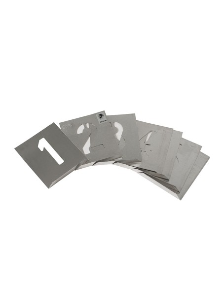 NUMERACION ARIAL ALUMINIO P/ROTULAR 60MM