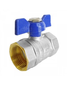 VALV ESF PN-25 HH MANDO PALOM AZUL 1"