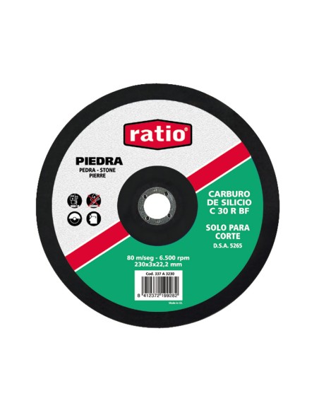 DISCO CORTE C.SILICIO 115X3X22RAT