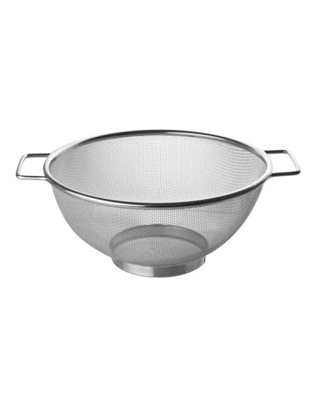 ESCURRIDOR INOX. C/BASE Y ASAS 20 CM. FM