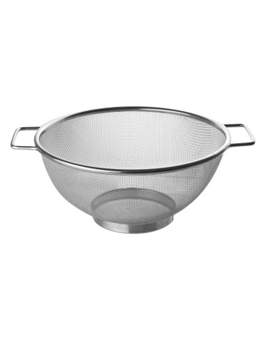 ESCURRIDOR INOX. C/BASE Y ASAS 26 CM. FM