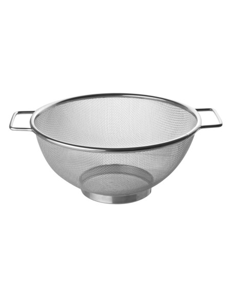 ESCURRIDOR INOX. C/BASE Y ASAS 26 CM. FM