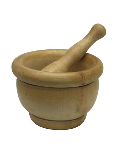 MORTERO MADERA C/MANO 14CM. FACKELMANN