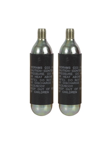 JGO.2 CARTUCHOS CO2 16G C/ROSCA RATIO
