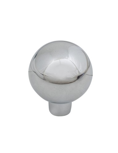 POMO ZAMAK. Ø 24 mm. CROMO BRILLO.