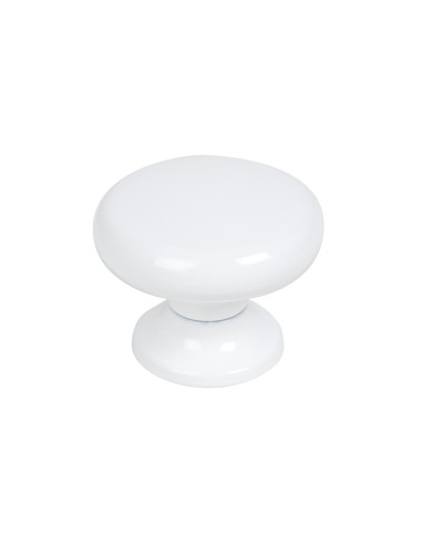 POMO ZAMAK. Ø 30 mm. BLANCO.