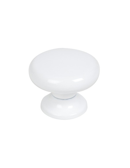 POMO ZAMAK. Ø 30 mm. BLANCO.