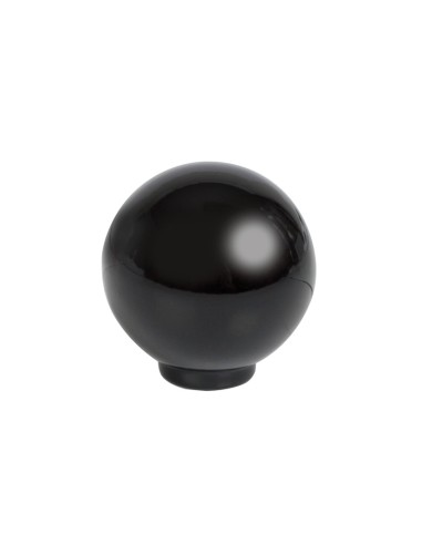 POMO PLÁSTICO. POLI DUR. Ø 34 mm. NEGRO.