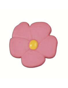 POMO FLOR ROSA NYLON Ø 50 MM.