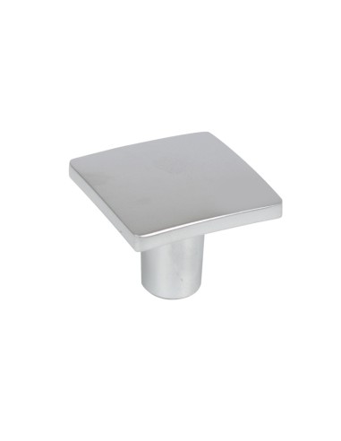 POMO ZAMAK. 32x32 mm. CROMO MATE.