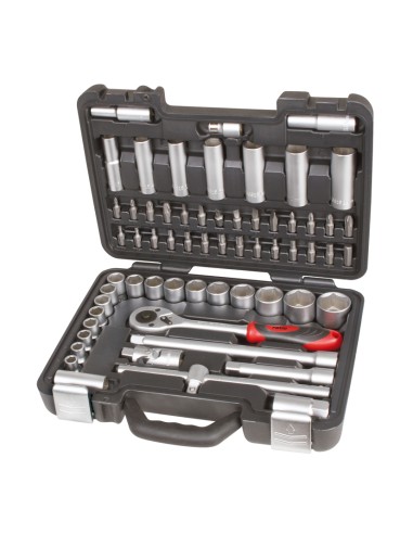 MALETIN HERR.62 PZAS. 1/2" CHR-V RATIO