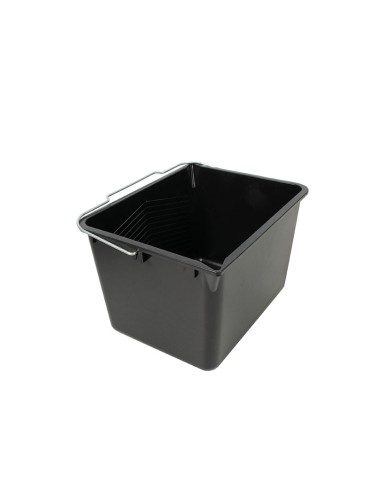 CUBETA PLÁSTICO NEGRA 8L CON ASA