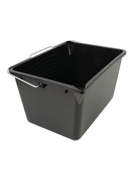 CUBETA PLÁSTICO NEGRA 12L CON ASA